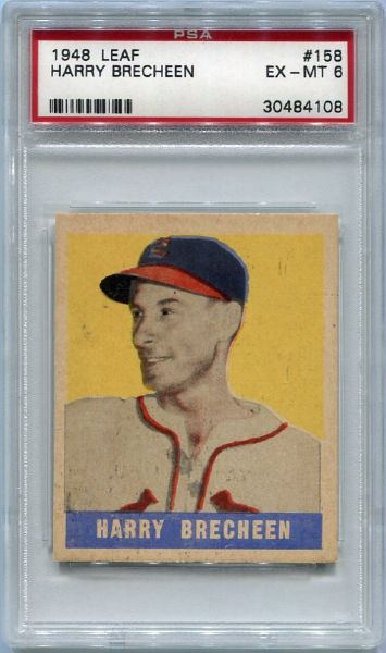 1948 Leaf #158 Harry Brecheen SP PSA 6