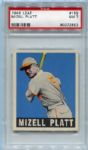 1948 Leaf #159 Mizell Platt PSA 7 
