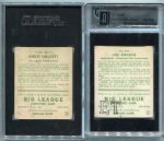 1933 & 1934 Goudey Lot of 13 Different G to VG With Graded & HOFers