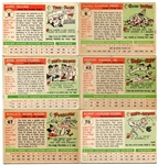 1955 & 1956 Topps Baseball Lot of 13 Different - Many Yankees and Dodgers