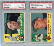 1960 Topps Baseball Lot of 6 Different All PSA Graded 7's