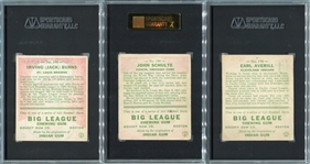 1933 Goudey Gum Lot of 15 Different All SGC 40-50