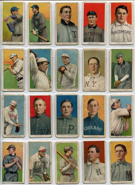 T206 Partial Set of 252 Different Loaded With HOFers & Southern Leaguers
