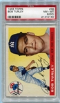 1955 Topps #38 Bob Turley PSA 8 OC