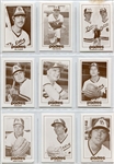 1977 San Diego Padres Team Issued One of 40 Set Plus 8 Blank Back Cards