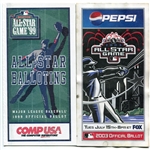 15 Different Unmarked All-Star Ballots 1971-2003