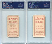 T206 Lot of 2 El Principe Backs Berger and Lord One With Backstamp