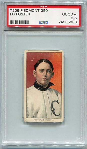 T206 Ed Foster Charleston SLer PSA 2.5