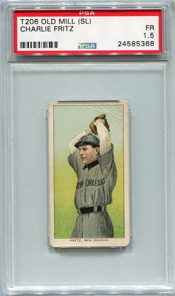 T206 Charlie Fritz New Orleans SLer PSA 1.5