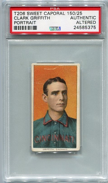 T206 Clark Griffith Portrait PSA AUT