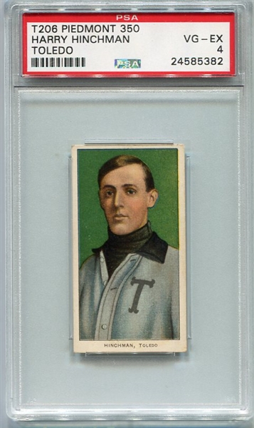 T206 Harry Hinchman Toledo PSA 4