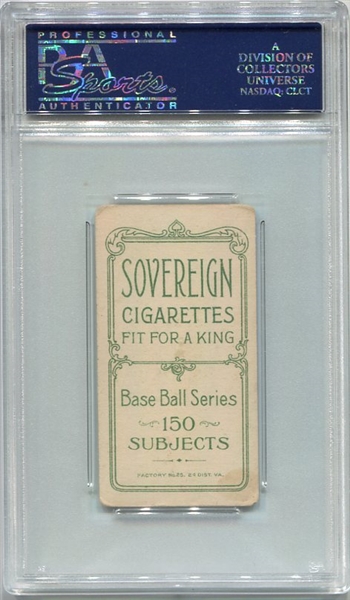 T206 Ed Karger Sovereign 150 PSA 2.5