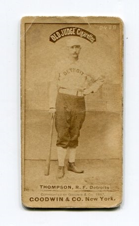 N172 Old Judge Cigarettes Sam Thompson Detroit 