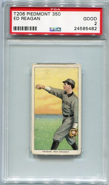 T206 Ed Reagan New Orleans SLer PSA 2