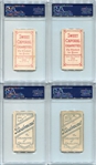 T206 Lot of 4 Different PSA 3's