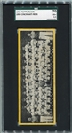 1951 Topps Teams Cincinnati Reds SGC 70 