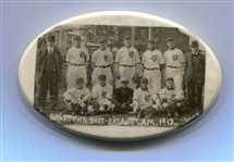 1913 Boyertown Pennsylvania Base-Ball Team Pocket Mirror