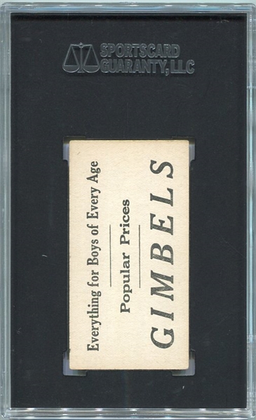 M101-4 Gimbels #75 Earl Hamilton SGC 60 Only One Graded
