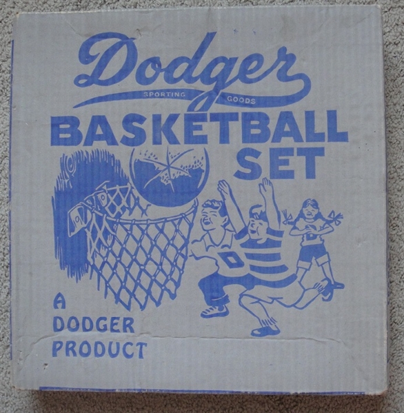 1950s ? Dodger Sporting Goods Basketball Set