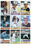 1979 Topps Baseball Set Missing 3 Commons