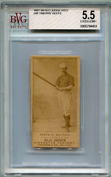 N172  Old Judge Timothy Keefe New York BVG 5.5