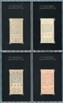 T205 Lot of 4 Different All SGC Graded