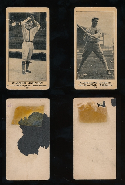 M101-4/5 Sporting News Walter Johnson & Nap Lajoie