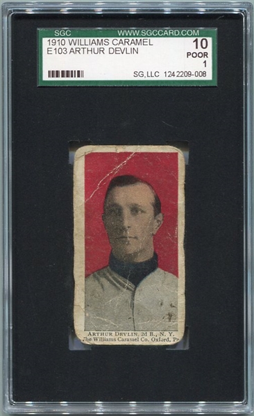 E103 Williams Caramel Arthur Devlin SGC 10