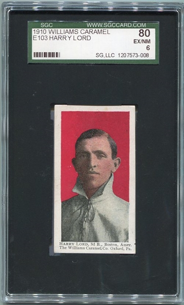 E103 Williams Caramel Harry Lord SGC 80 Highest Graded