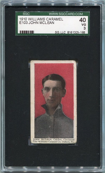 E103 Williams Caramel John McLean SGC 40