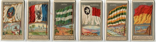 N6 Allen & Ginter City Flags Partial Set of 41 Different 