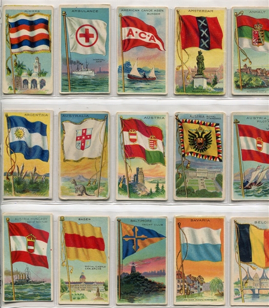 T59 Flags of All Nations Complete Set of 200