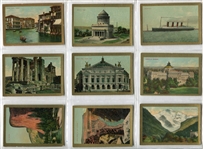 T99 Sights & Scenes of The World Complete 50 Card Set VG/EX to EX