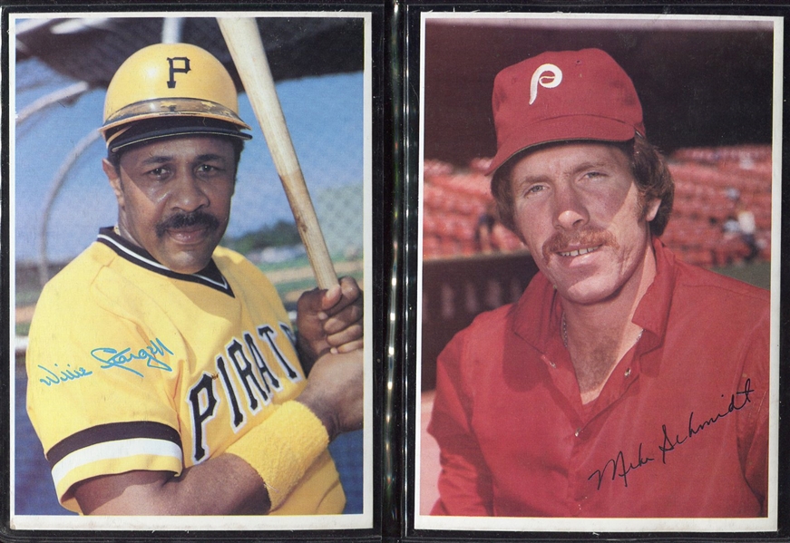 1980 Topps Superstar White Back 5" x 7" Photos Complete Set of 60 Nrmt/Mt