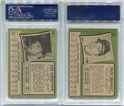 1971 Topps Baseball Lot of 2 PSA Graded