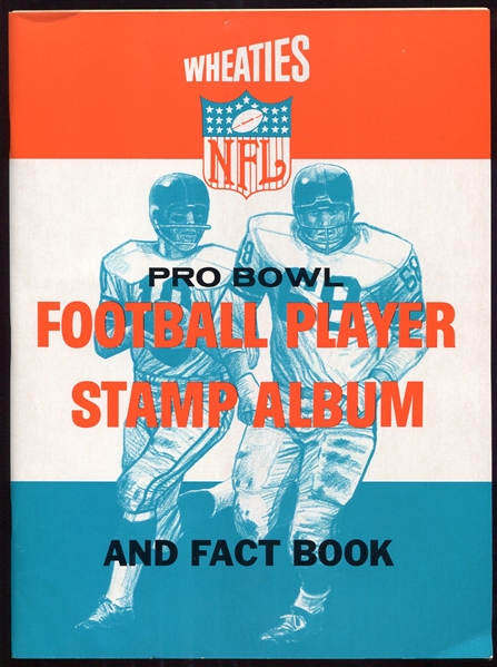 1964 Wheaties Pro Bowl Football Player Stamp Album Nrmt in Original Sleeve