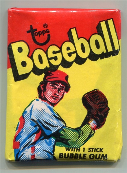 1973 Topps Wax Pack Series 4 GAI Resealed