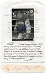 Lot of 18 Autographs Mostly Signed Letters Ex-Major Leaguers