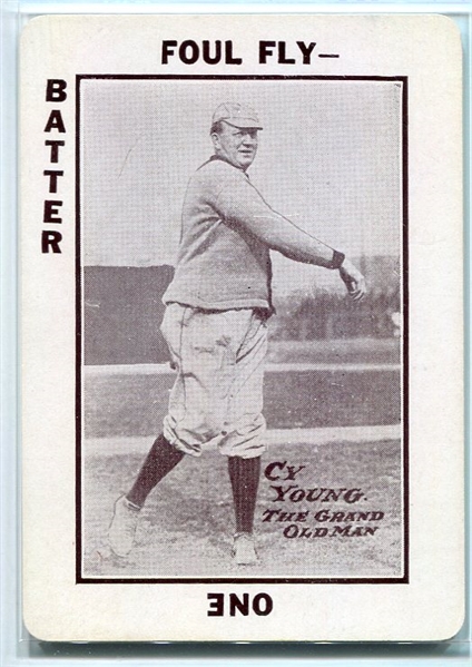 WG6 1913 Tom Barker Cy Young Game Card