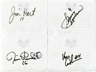 Lot of 10 Different Football Autographs Several HOFers with JSA Certificates