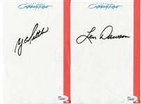 Lot of 10 Different Football Autographs Several HOFers with JSA Certificates