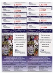 Lot of 10 Different Football Autographs Several HOFers with JSA Certificates