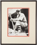 Bill Terry Signed Photo With JSA Certificate of Authenticity