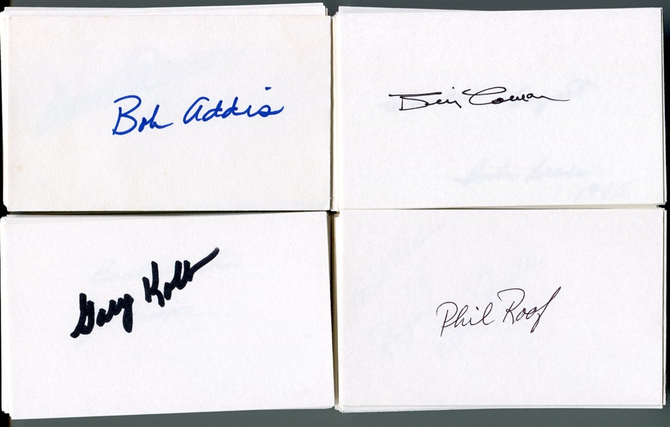 Boston & Milwaukee Braves Huge Autograph Collection of 245 Different Many Deceased