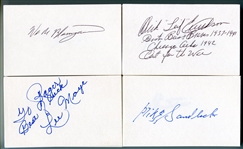 Boston & Milwaukee Braves Huge Autograph Collection of 245 Different Many Deceased