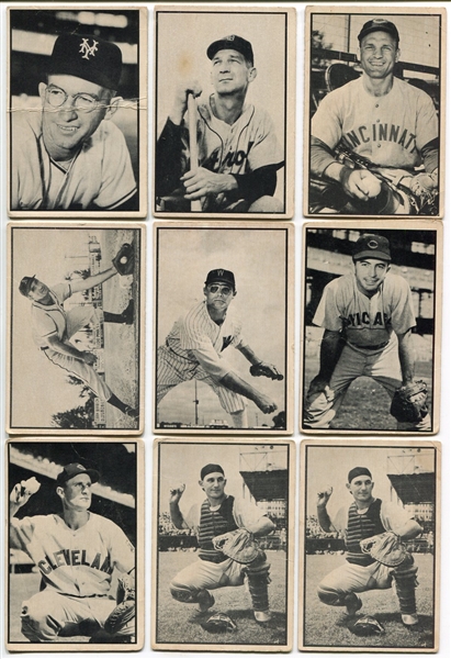 1953 Bowman Black & White Lot of 15