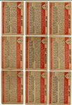 1953 Bowman Black & White Lot of 15
