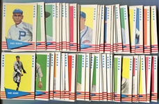 1961 Fleer Baseball Greats Partial Set of 96 Different EX+/-