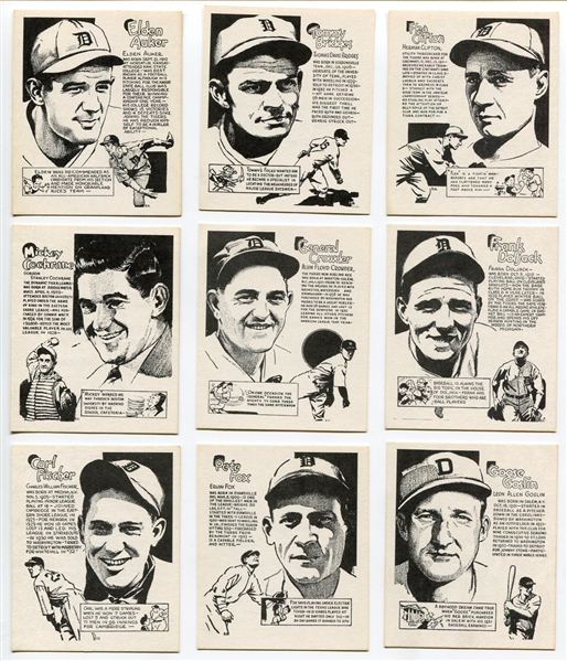 1976 Midwest Sports Collectors Convention Near Set 21 of 23 Nrmt