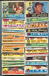 1960 Topps Baseball Partial Set of 283 Mostly VG to EXMT